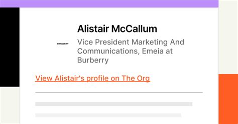 alistair mccallum burberry|Alistair McCallum’s Post .